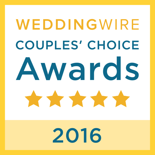 WeddingWire Couples' Choice 2016 award badge