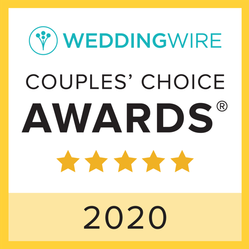 WeddingWire Couples' Choice 2020 award badge