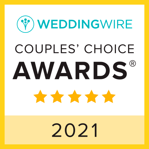 WeddingWire Couples' Choice 2021 award badge